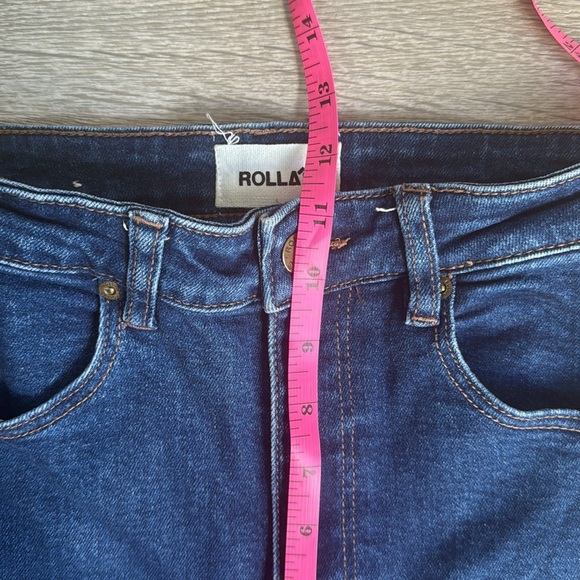 ROLLA'S Dark Blue Wide Leg Jeans - Picture 8 of 16